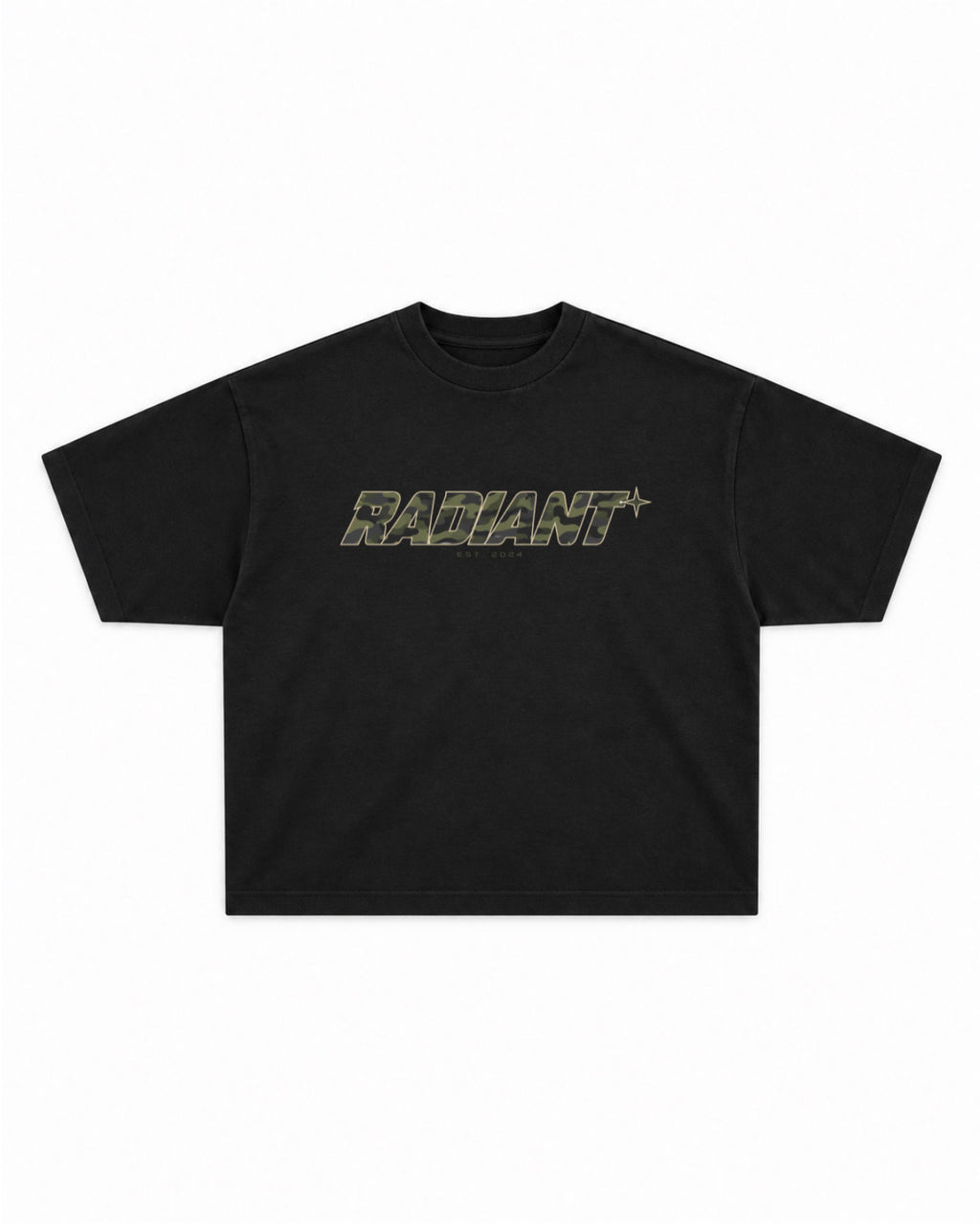 Camo Script T-Shirt