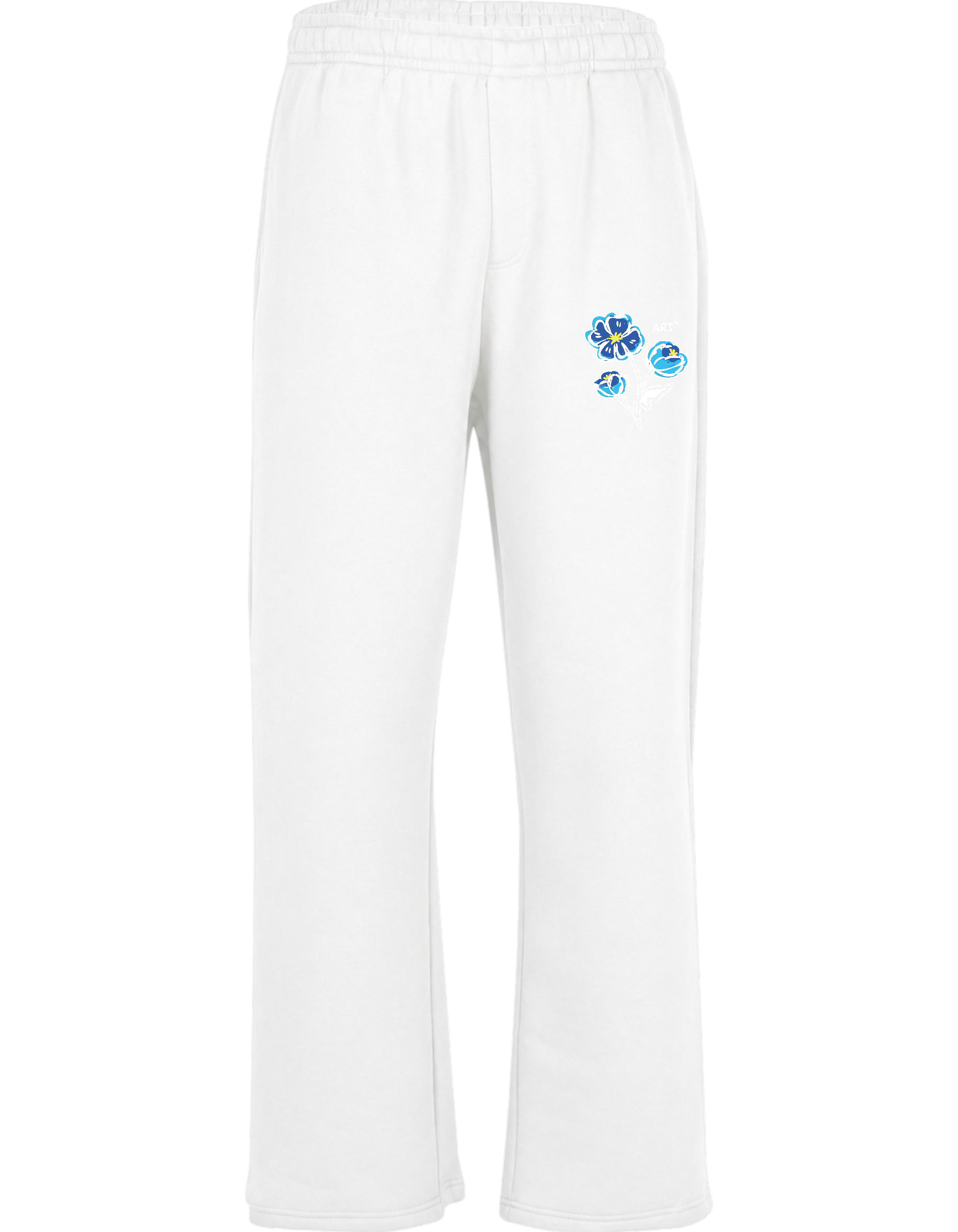 Azure Bloom Sweatpants