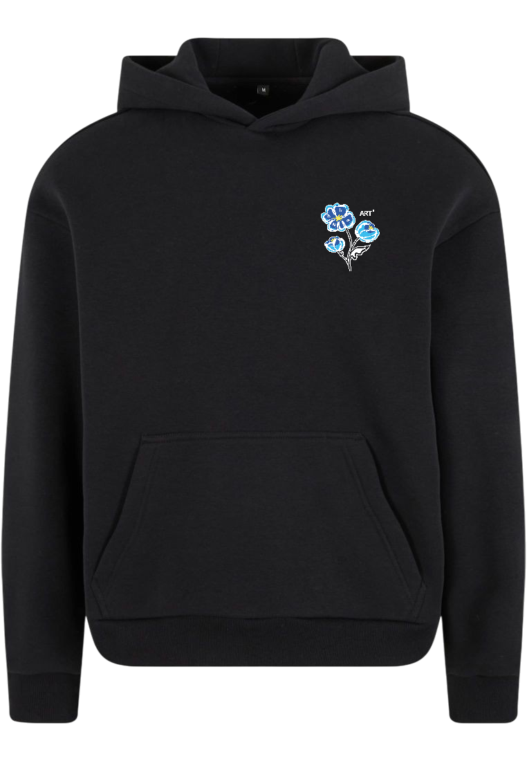 Azure Bloom Hoodie Zwart